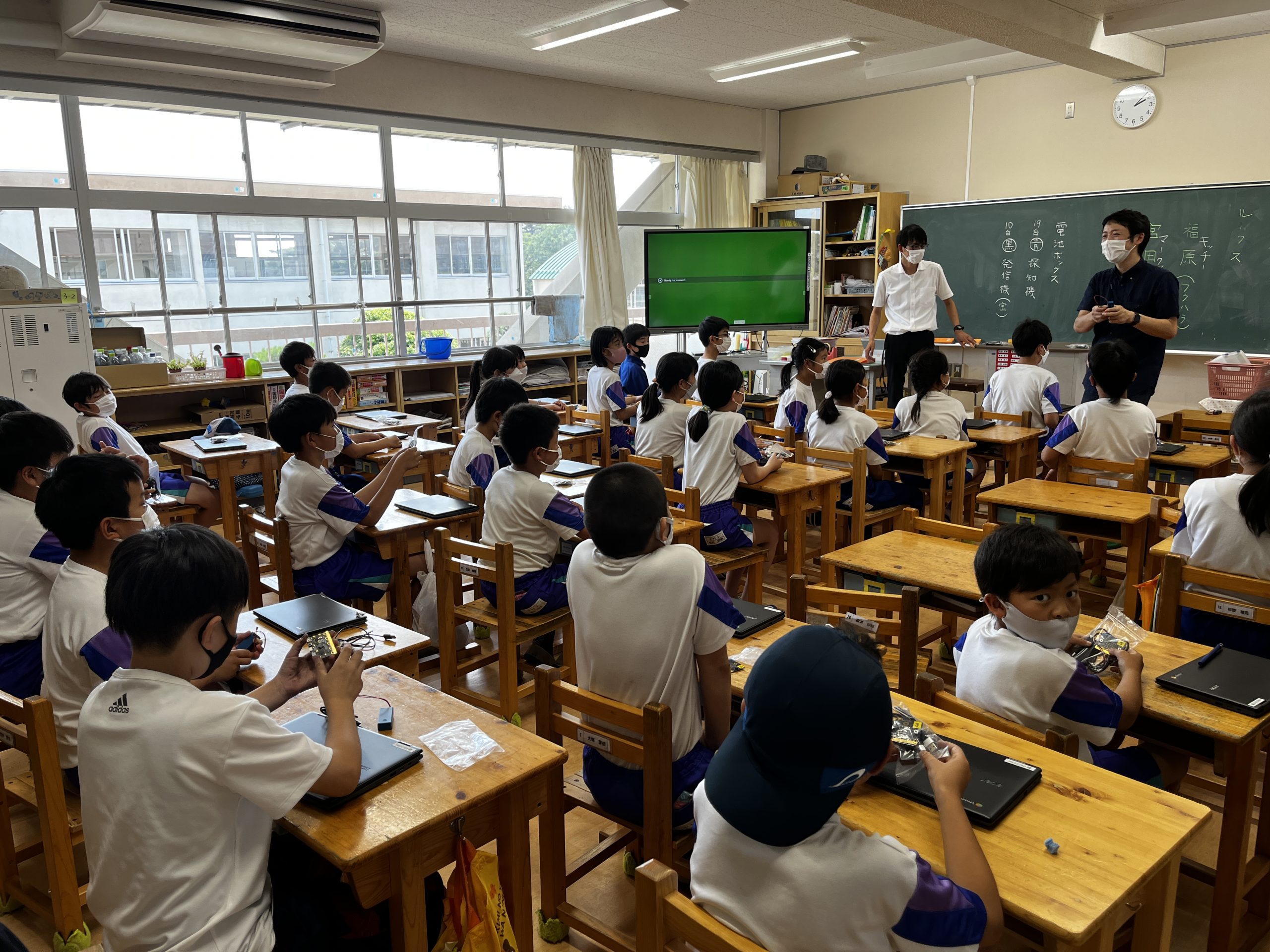 マイクロビットで宝探し！ – 真岡市立中村小学校クラブ活動支援事業 2022年6月