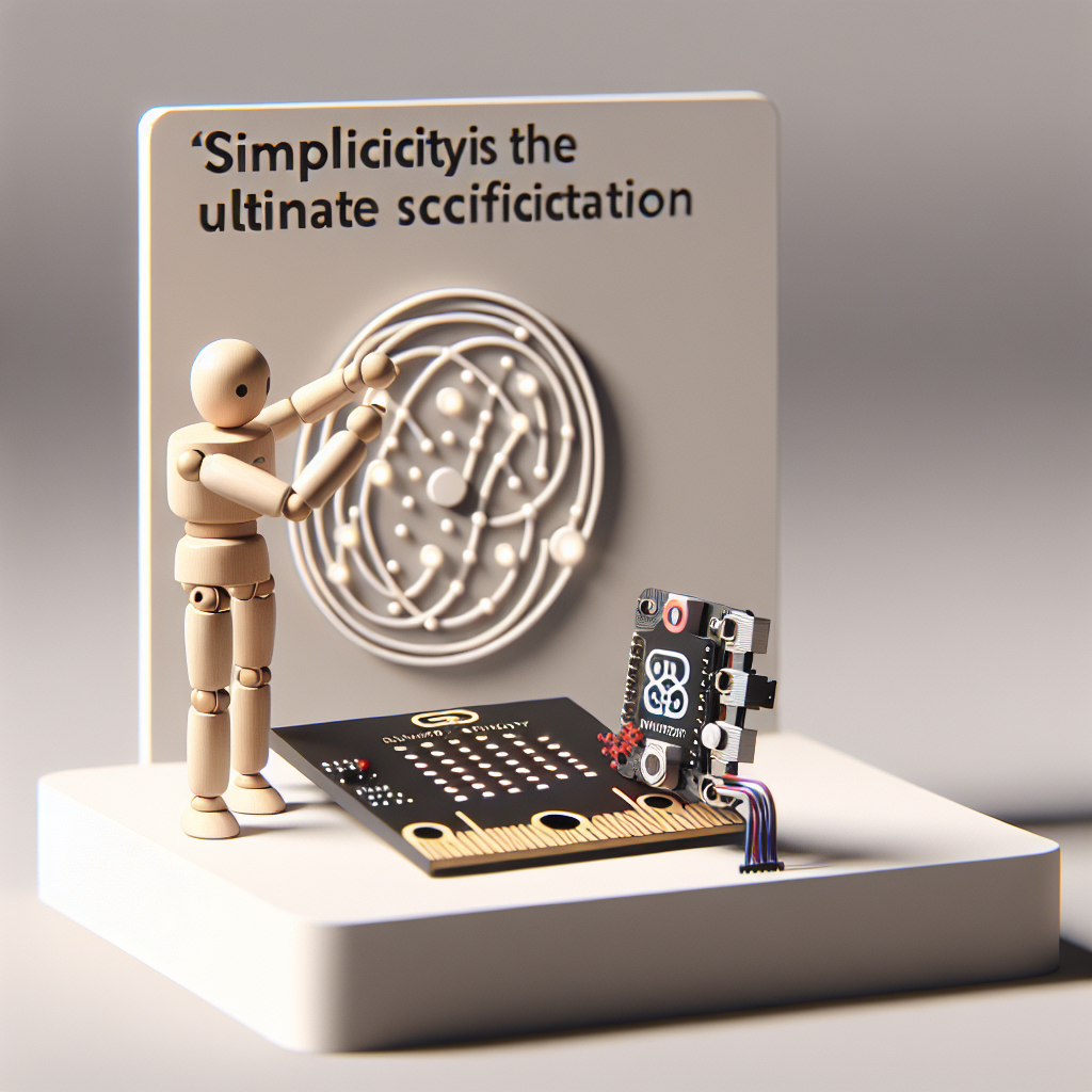 Simplicity is the Ultimate Sophistication / シンプルis 究極：micro:bitとMaqueenで学ぶ組込み開発